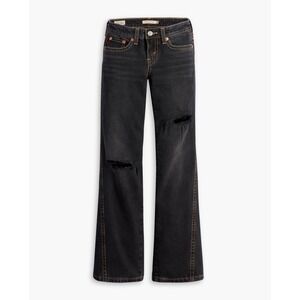 Levi's Big E Y2K‎ Bootcut Low-Rise Black Wash Denim Jeans